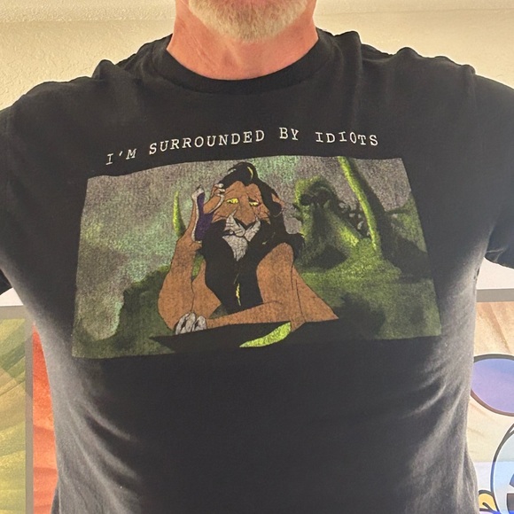 Disney Black Graphic Tee with Lion King Design - Picture 6 of 6